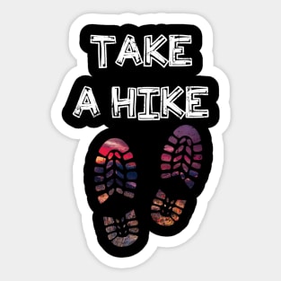 Take A Hike Sticker